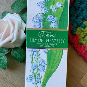Vintage Taylor Of London Classic Lily of the Valley Perfumed Drawer Lining Paper